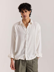Off White Drape Shirt